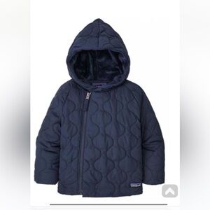 Patagonia Kids Dark Blue Quilted Puffer Jacket